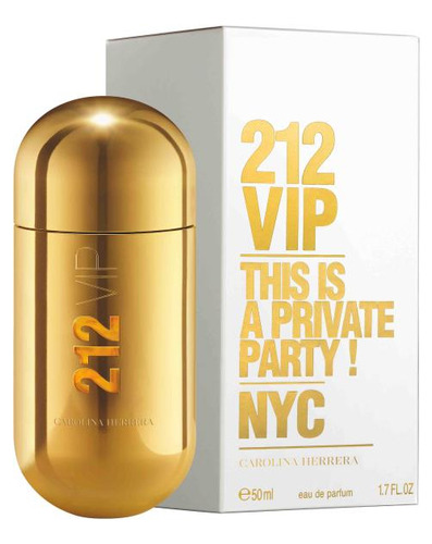 Perfume Carolina Herrera 212 Vip 50ml Original Oferta