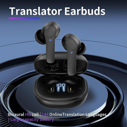 Auriculares Traductores Todo En Uno, 144 Idiomas