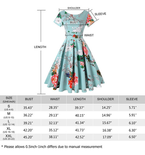 Mintlimit Vestido Elegante De Verano De Los Años 50 Para Muj
