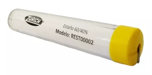 SOLDADURA DE ESTAÑO EN TUBO 60/40