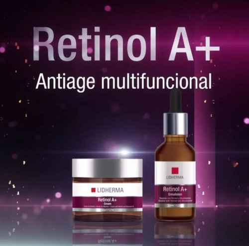 Imagen 5 de 10 de Retinol A+ Emulsion Nicotinamida 30gr Renovador Lidherma