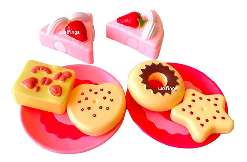 Imagen 5 de 10 de Torta Con Abrojo Comidita De Juguete Juego Comida Accesorios