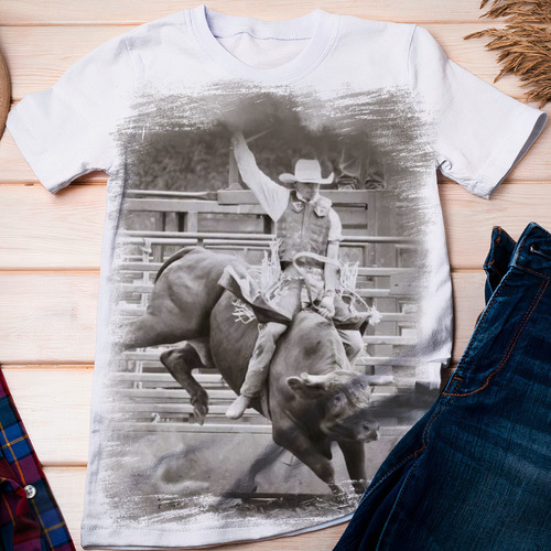Camiseta Rodeio Boi Vaqueijada Cawboy - Dicelli