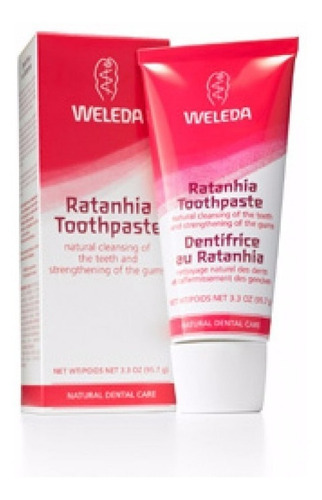 Weleda Pasta Dentífrica Ratania Protege Encía Vegano Celiaco