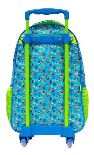 Mochila Rodinhas Chase + Estojo Box Paw Patrol 3d - Xeryus