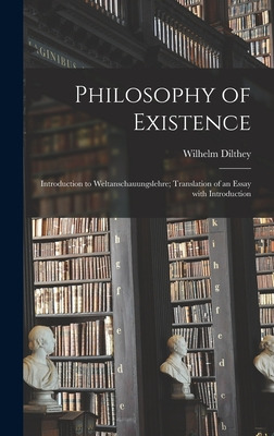 Libro Philosophy Of Existence: Introduction To Weltanscha...