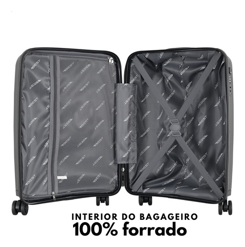 Kit Conjunto 3 Malas Best M70 4 Rodas Pmg Tsa Duravel