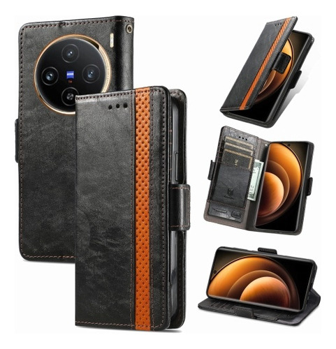 Capa De Telefone Com Fivela Magnética Dupla Para Vivo
