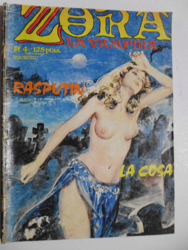 Zora, La Vampira Nro. 4  - Comic  Físico Edic Zinco España
