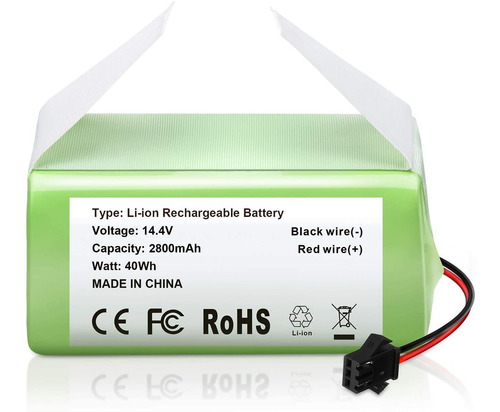 Bateria 14.4v 2800mah Para Ecovacs Deebot N79 N79s Dn622