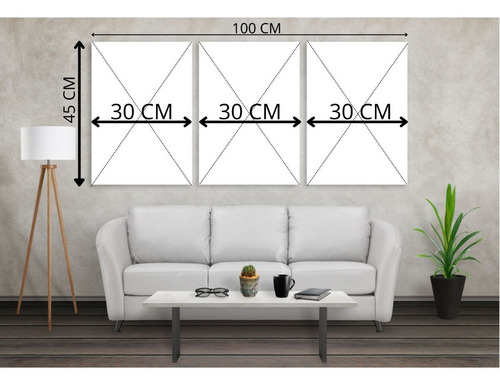 Imagen 3 de 8 de Cuadros Nórdico Trípticos-decorativo-calidad Uhd
