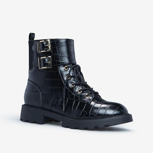 Bota Estilo Combate Marca Shoedazzle