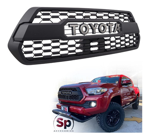 Imagen 2 de 8 de Parrilla Frontal Toyota Tacoma 2016/2022 Tipo Trd Sin Led