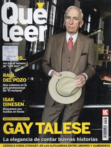 Revista Que Leer 168 Gay Talese Isak Dinesen Hammett Vasquez