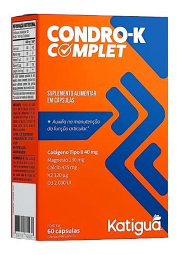 Kit Condro-k Complet Katigua Com 3 Cx De 60 Cápsulas Cada