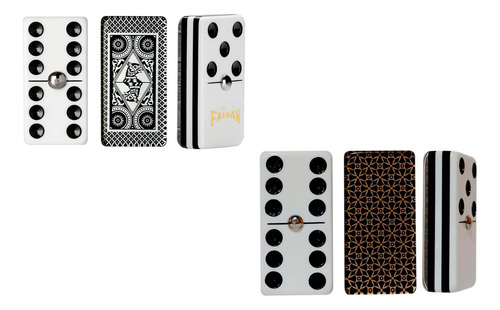 Domino Faisan Ingles 5 Capas + Domino Ingles Baraja Dorado