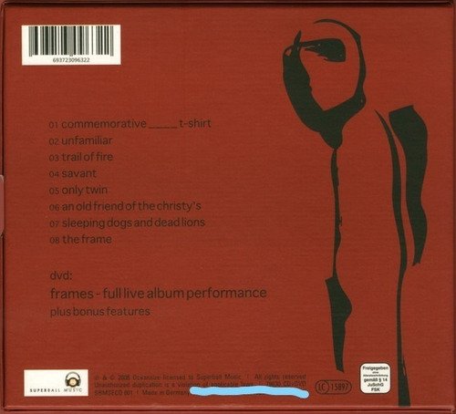 Oceansize - Frames, Box Set Deluxe Edition Cd + Dvd Enhanced