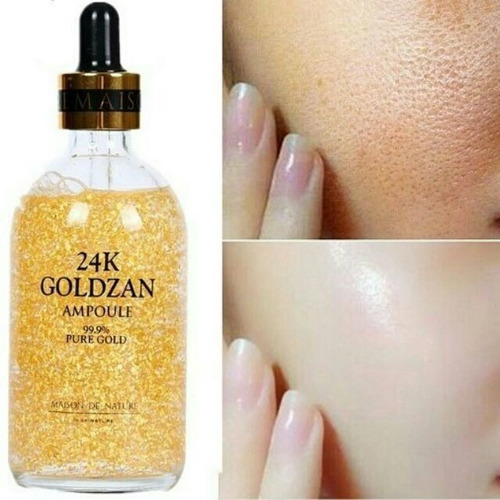 Imagen 2 de 2 de 24k Goldzan Suero Colageno Gold Skin Facial Primer Aclarador