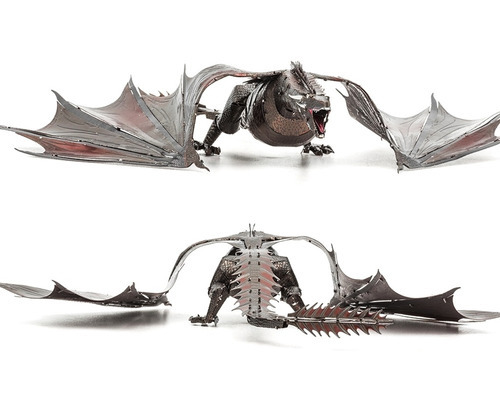 Imagen 4 de 4 de Rompecabezas Metal 3d Fascinations Drogon