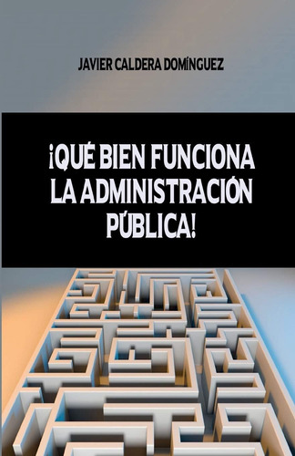 Libro: ¡qué Bien Funciona La Administración Pública!