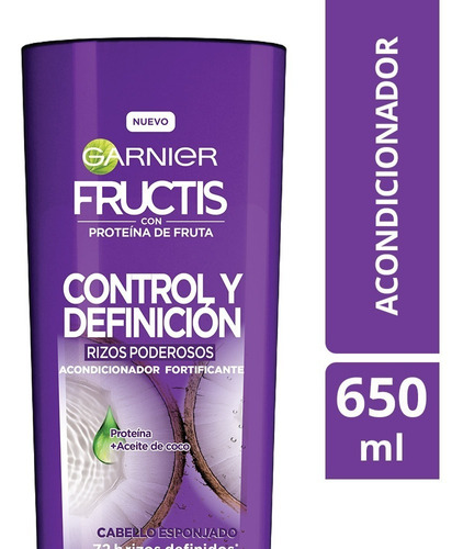 Acondicionador Definición Rizos Fructis Garnier 650ml