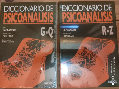 Diccionario Psicoanalisis - Laplanche - Tomo 2 Y 3 - Paidos
