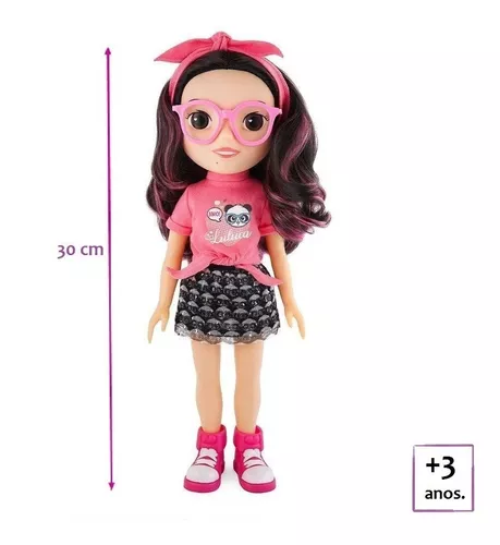 Boneca Luluca C/ Som Estrela Vinil Articulada 30cm Envio 24h