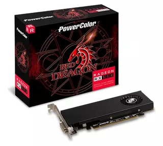 Placa De Video Rx 550 De 4gb Gddr5 Power Color/ Perfil Baixo