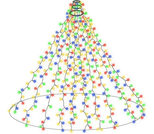 400 Luces Led Para Arbol De Navidad 10 5 Pies X 10 Lineas De