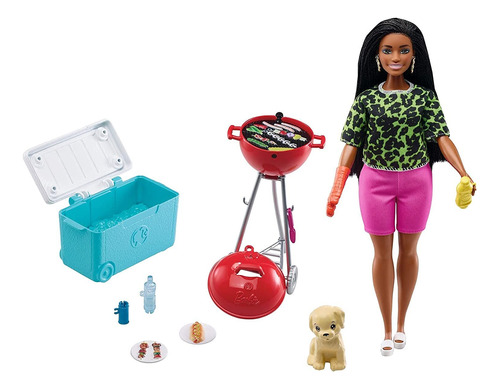 Barbie Mini Juego Con Accesorios Temáticos Y Mascotas, Tem.