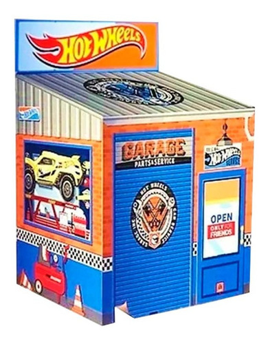 Carpa Infantil Garaje Hot Wheels Casita Nene Niños Lavable