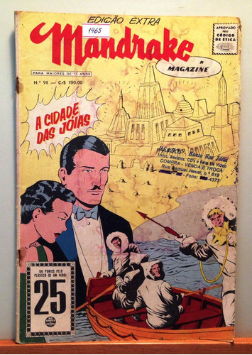 Mandrake Nº 98 - Rge Ed. Extra 1965- Original