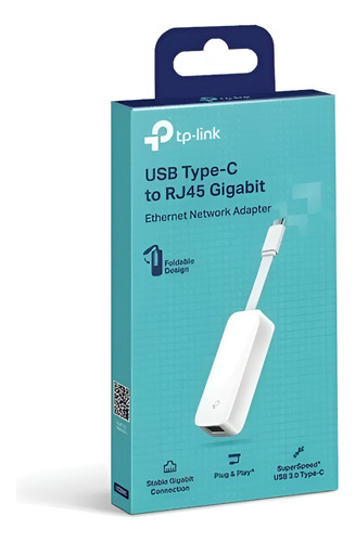 Adaptador Usb-c 3.0 Lan Rj45 Ethernet Tp-link Ue300c