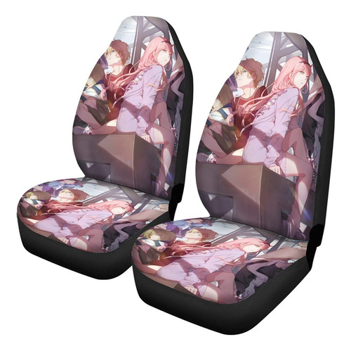 Funda Asiento Automovil Diseño Impresion Personaje Anime Do