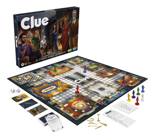 Clue Clasico Juego De Estrategia Hasbro Original