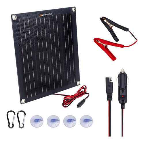 Cargador Solar Portatil 12 V W Controlador Carga Mppt Kits
