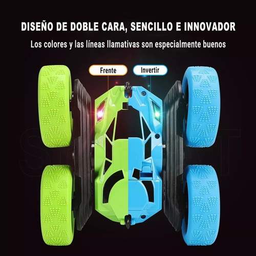 N Juguete Coche De Acrobacias 360° Doble Lado Control