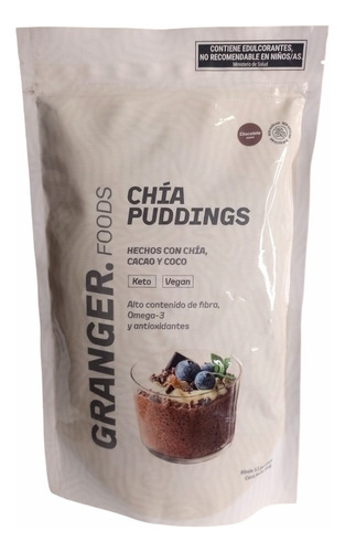 Chía Puddings Sin Azúcar - Keto - Vegan - Granger X2 U.