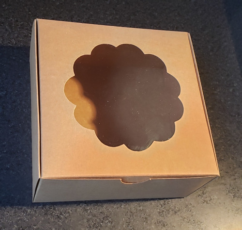 Caja 15x15x7 (galletas/4 Cupcake) K