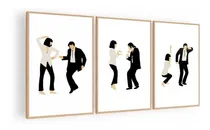 Comprar Cuadro Mural Triptico Pulp Fiction 126x60 Mdf