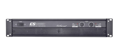 Backstage Amplificador Poder Cs-6000 Promocion Inmediato Color Negro Potencia De Salida Rms 120 W