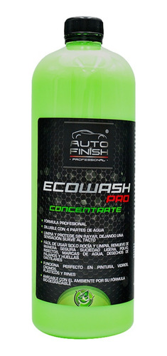 Autofinish Ecowash Pro Concentrado Lavado Seco Lubricante 1l