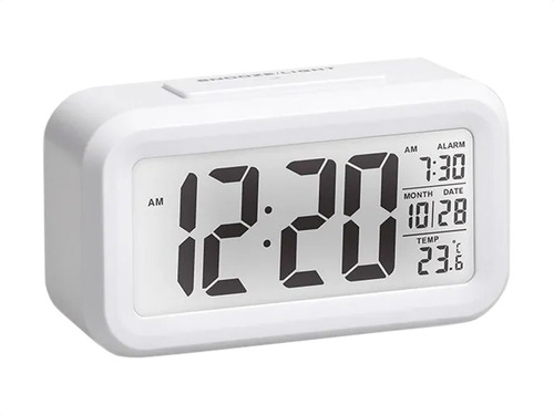 Reloj de mesa  despertador  digital Nanji Big Screen  color blanco 