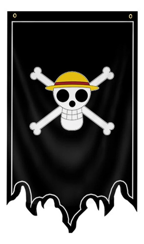 Bandera One Piece Monkey D. Luffy 50 X 30cm Pirata Cosplay