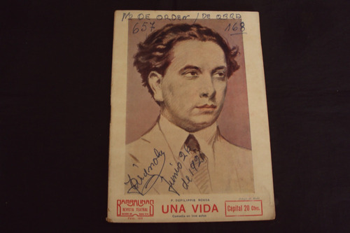 Revista De Teatro - Bambalina # 168 (1921) Una Vida