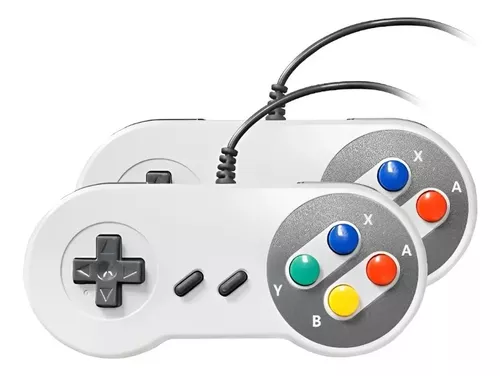 Controle Usb Super Nintendo Joystick Snes Emulador Pc Retro