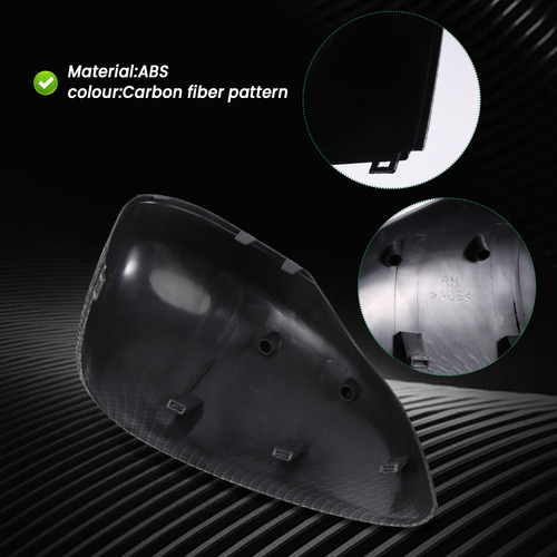 Tapa De Espejo Retrovisor Lateral De Fibra De Carbono Queenl
