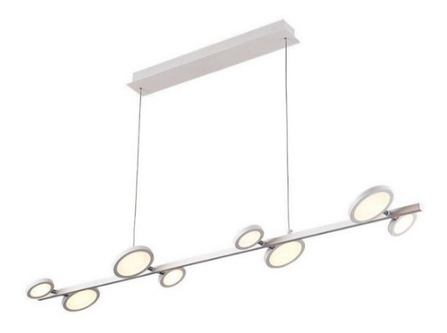 Colgante Led Pope 8 Led 38w ,dimerizable Luz Calida ,comedor