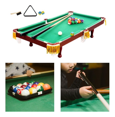 Mini Juego De Billar De Mesa, Tiza Para Juego De Billar,