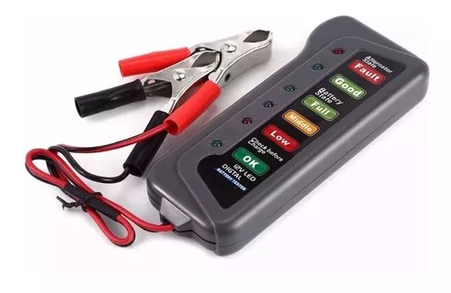 Comprobador de alternador y batería digital LED de 12 V